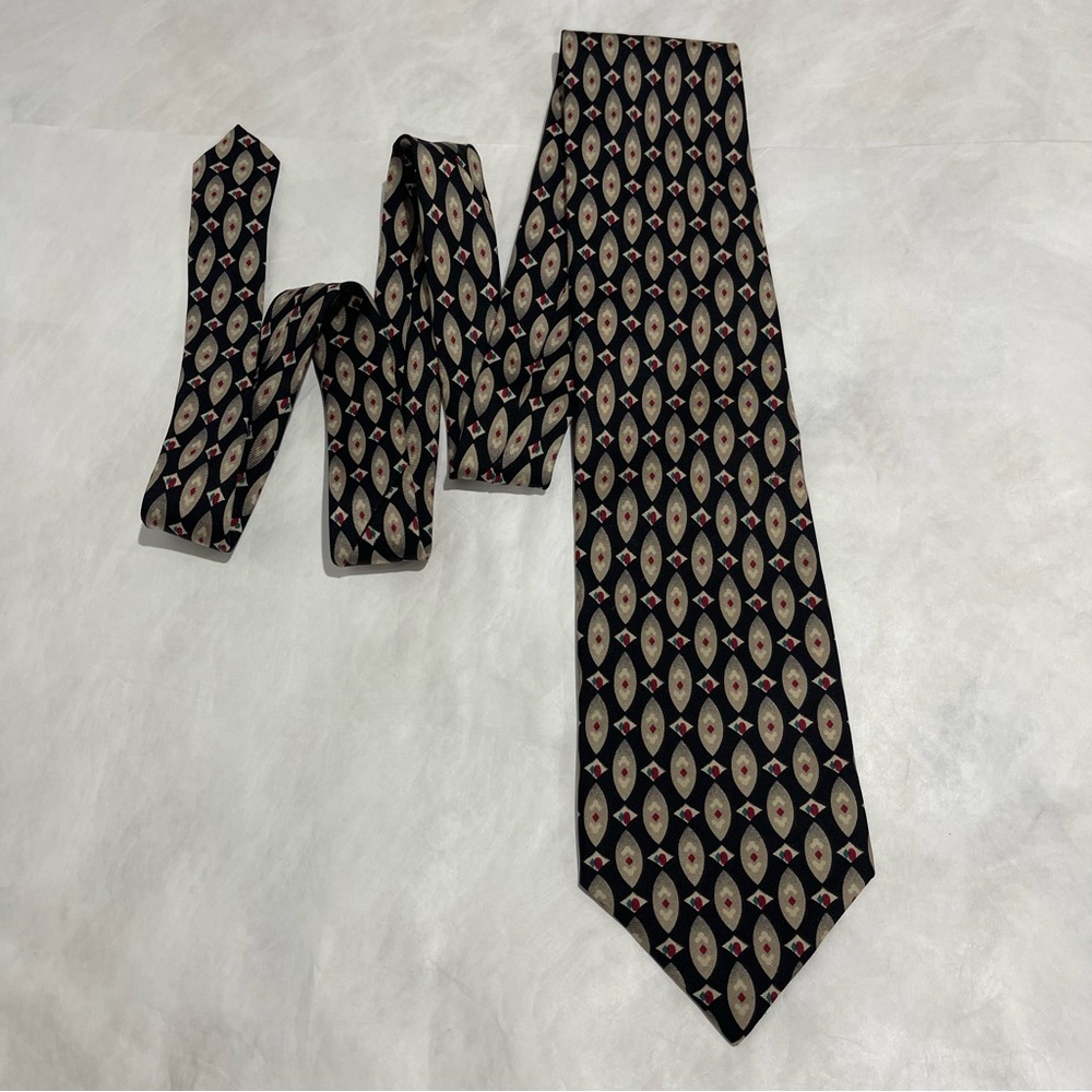 Christian Dior Monsieur 100% Silk Tie Men's Vintage made in USA
